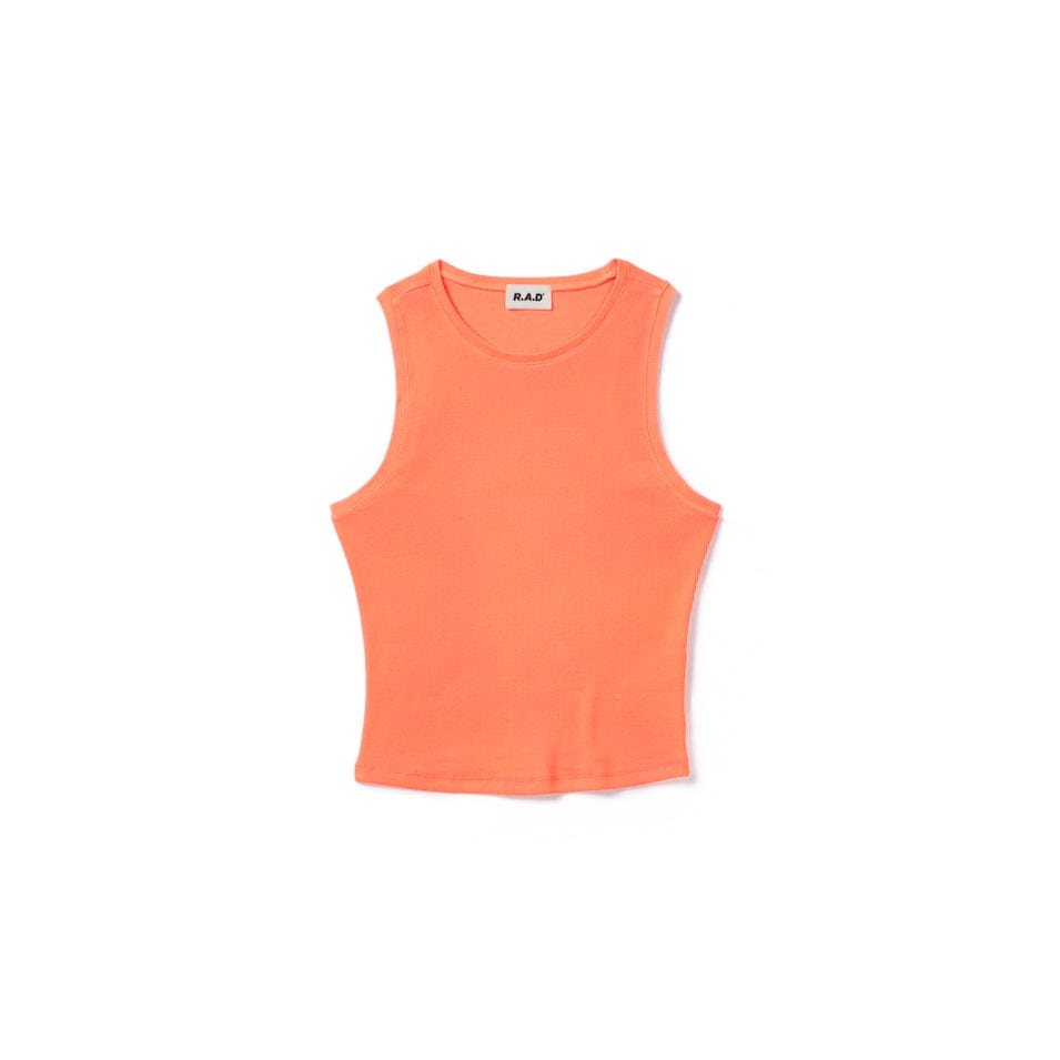 RIB TANK FLUORO ORANGE - Rib Tank - 1