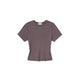 RIB TEE DEEP TAUPE - Rib Tee - 1