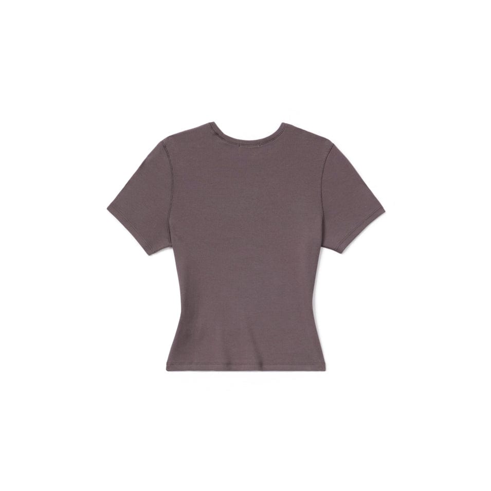 RIB TEE DEEP TAUPE - Rib Tee - 2