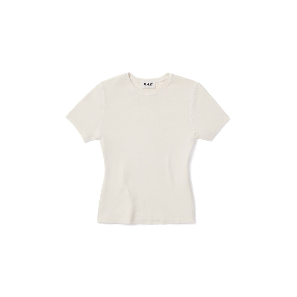 RIB TEE OFF WHITE - Rib Tee - 1