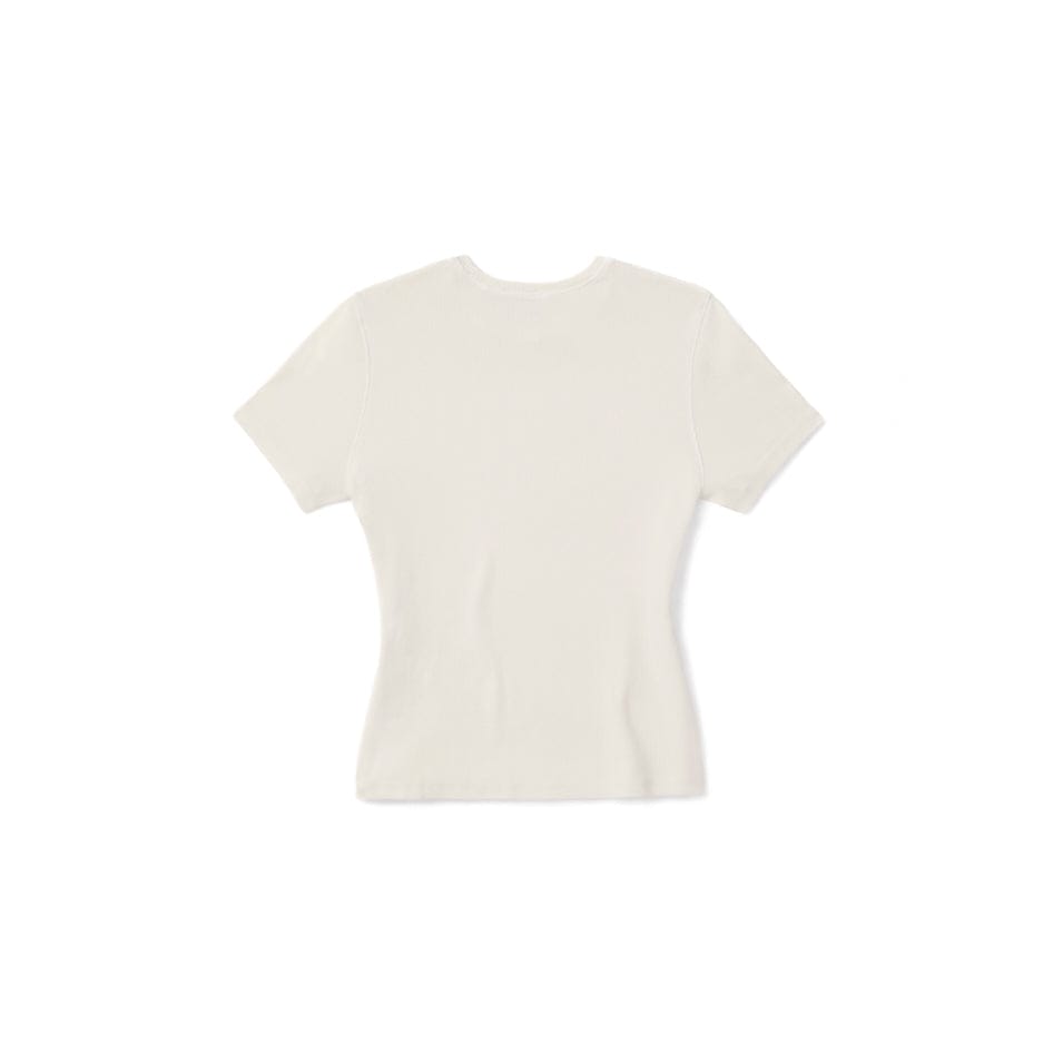 RIB TEE OFF WHITE - Rib Tee - 3