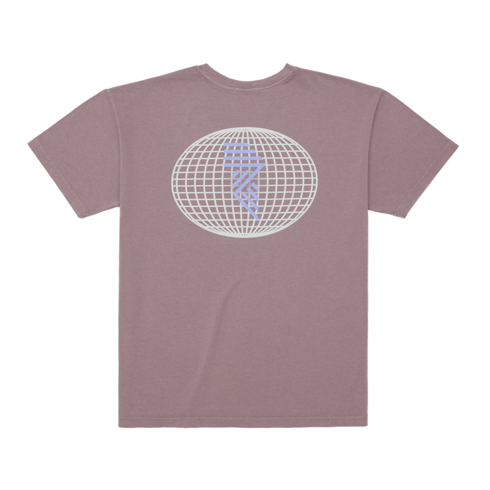 HEAVY™ ’R’ GLOBE TEE DUST PURPLE - Tees - 2