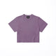Mauve short-sleeved t-shirt.