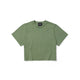 Olive green crop top.