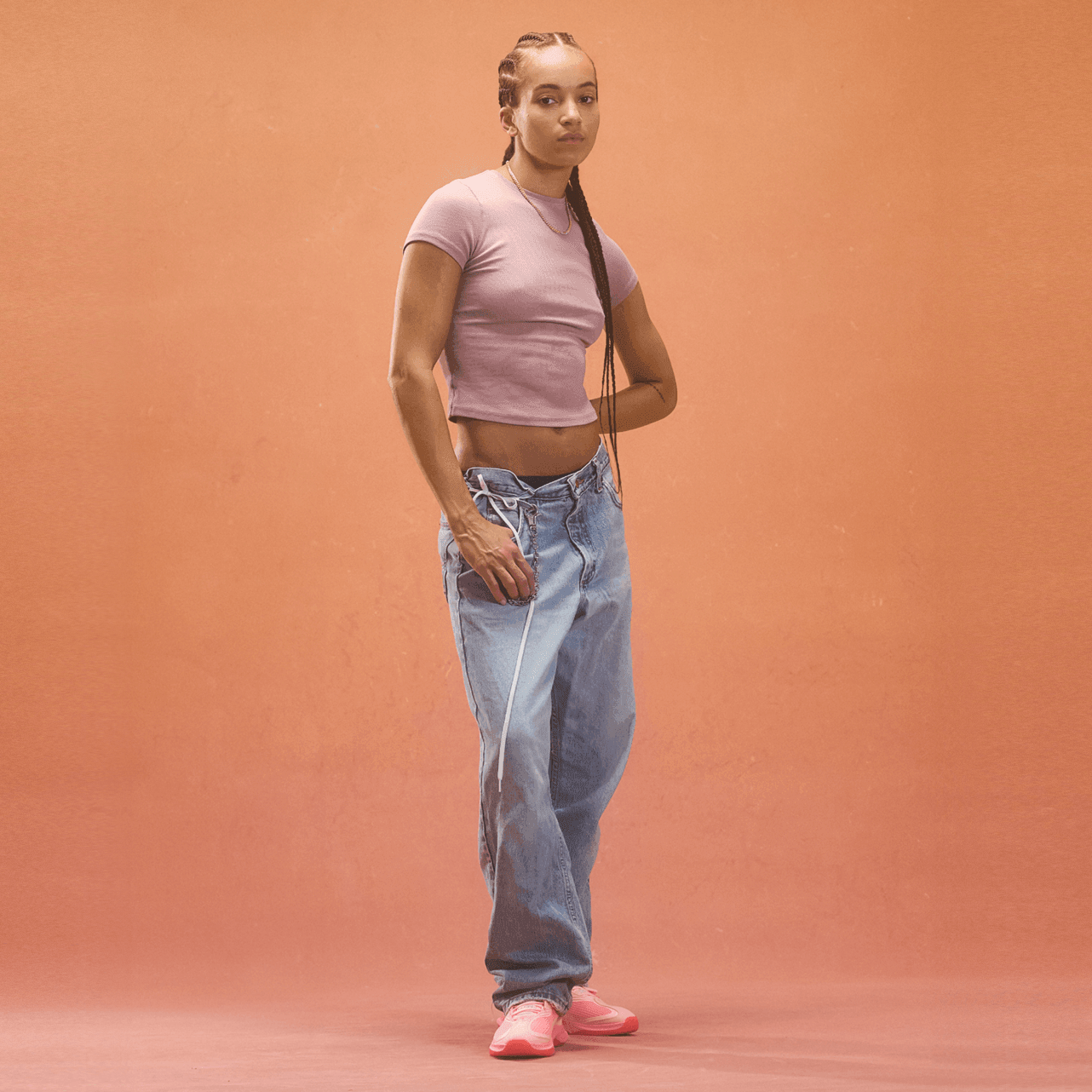 RIB TEE DULL PINK - Rib Tee - 2